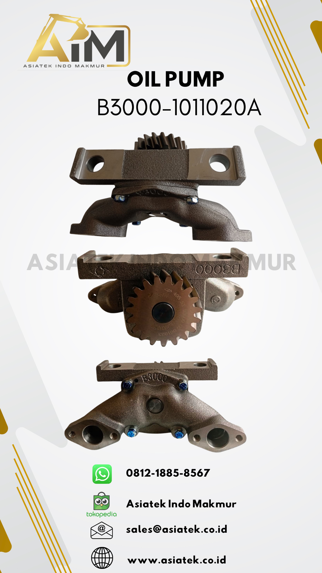 OIL PUMP (B3000-1011020A)